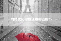 网站优化需要注意哪些细节